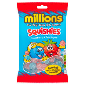 MILLIONS SQUISHIES STRAW & BUBBLEGUM 12X 130G
