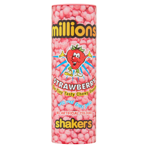 MILLIONS SHAKERS STRAWBERRY 82G