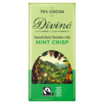 DIVINE SMOOTH DARK CHOCOLATE WITH MINT CRISP 90G