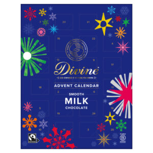 DIVINE ADVENT CALENDAR SERIOUSLY SMOOTH MILK CHOCOLATE 85G