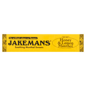 JAKEMANS HONEY & LEMON MENTHOL SOOTHING MENTHOL SWEETS 10S