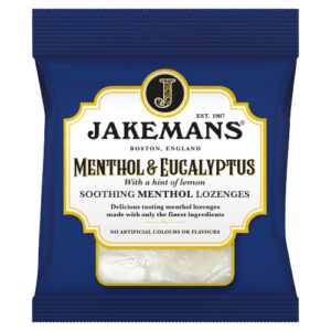 JAKEMANS MENTHOL & EUCALYPTUS LOZENGES BAG 73G