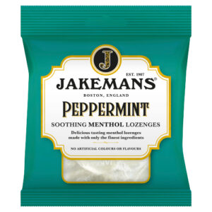 JAKEMANS PEPPERMINT LOZENGES BAG 73G