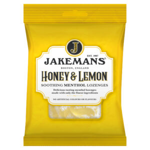JAKEMANS HONEY & LEMON LOZENGES BAG 160G