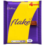 CADBURY FLAKE CHOCOLATE BAR 4PK 102G