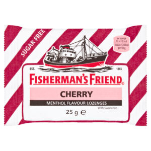 FISHERMAN'S FRIEND CHERRY LOZENGES NO ADDED SUGAR 25G
