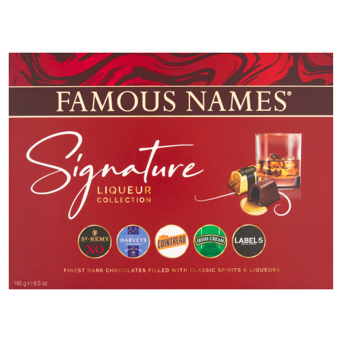FAMOUS NAMES SIGNATURE LIQUEUR COLLECTION 185G