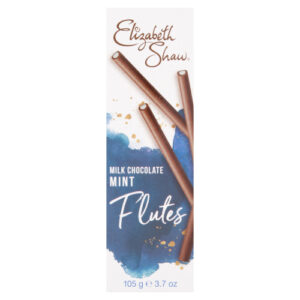 ELIZABETH SHAW MILK CHOCOLATE MINT FLUTES 105G