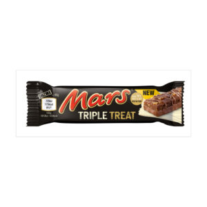 MARS TRIPLE TREAT FRUIT & NUT CHOCOLATE SNACK BAR 40G