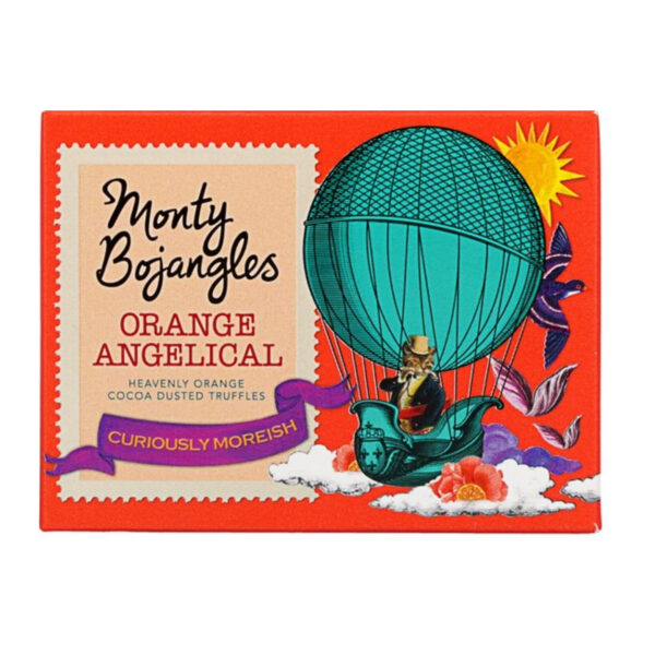 MONTY BOJANGLES ORANGE ANGELICAL CHOCOLATEY TRUFFLES 100G