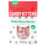 CANDY KITTENS WILD STRAWBERRY GOURMET SWEETS 140G