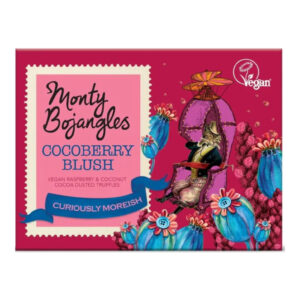 MONTY BOJANGLES COCOBERRY BLUSH VEGAN CHOCOLATEY TRUFFLES 100G