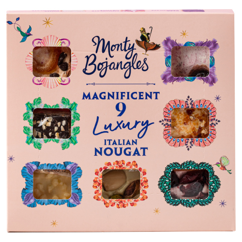 MONTY BOJANGLES MAGNIFICENT LUXURY ITALIAN NOUGAT COLLECTION SHARING GIFT BOX 135G