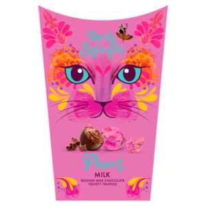 MONTY BOJANGLES PURRS BELGIAN MILK CHOCOLATE TRUFFLE BALLS GIFT BOX 200G