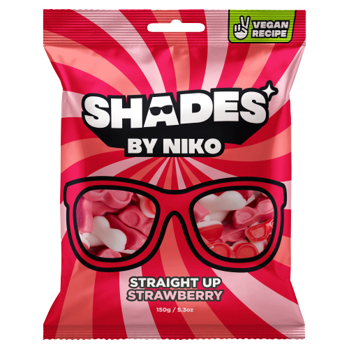 SHADES BY NIKO STRAIGHT UP STRAWBERRY 150G