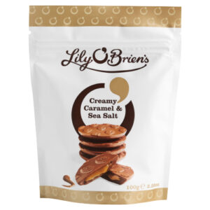 LILY O'BRIEN'S CREAMY CARAMELS SEA SALT BAG 100G