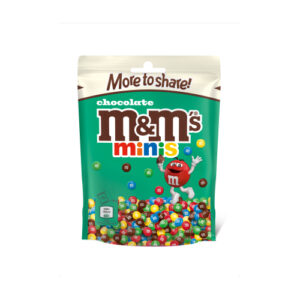 M&M'S MINIS MILK CHOCOLATE MORE TO SHARE POUCH BAG 176G