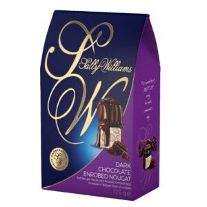 SALLY WILLIAMS DARK CHOCOLATE COATED NOUGAT 125G