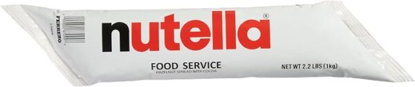 Nutella Hazelnut Spread Piping Bags, 6 Bags, Baking Supplies, 211.2 oz each