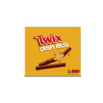 TWIX MILK CHOCOLATE CRISPY ROLLS SNACK BARS 5PK 112.5G