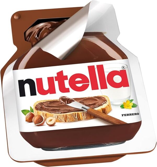 Nutella Hazelnut Spread Single Serve Mini Cups, 120 Packs, 62.4 oz