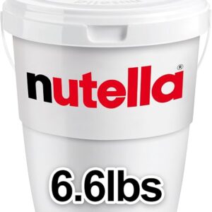 Nutella Creamy Hazelnut Spread with Cocoa, Bulk, 6.6 Lb Tub