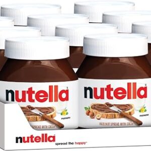 Nutella Creamy Hazelnut Spread with Cocoa, 12 Ct, 7.7 oz