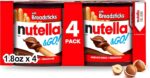 Nutella & Go Kids Snacks for Kids, Hazelnut Spread, 4 Pack, 1.8 oz