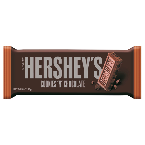 HERSHEY'S COOKIES 'N' CHOCOLATE 40G