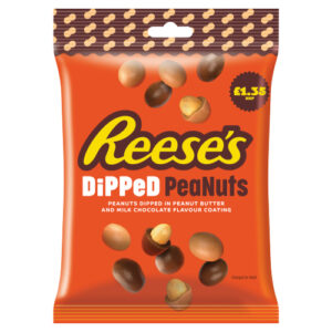 REESE'S DIPPED PEANUTS PMP £1.35 68G