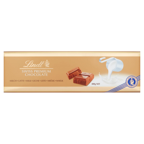 LINDT GOLD BAR MILK 300G