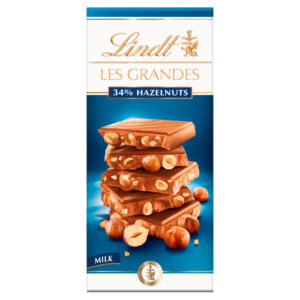 LINDT LES GRANDES MILK HAZELNUT 150G