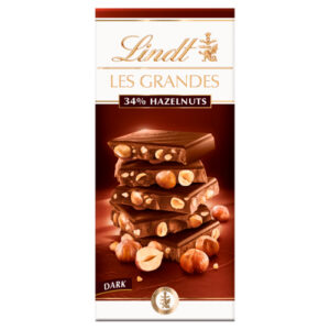 LINDT LES GRANDES DARK HAZELNUT 150G