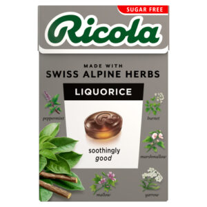 RICOLA LIQUORICE SUGAR FREE BOX 10S 45G