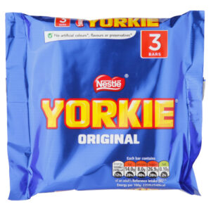 YORKIE MILK CHOCOLATE BAR 3PK 138G