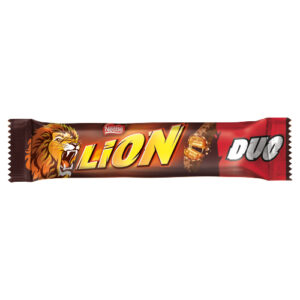 LION MILK CHOCOLATE DUO BAR 2PK 60G