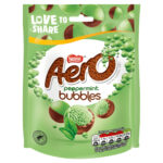 AERO BUBBLES PEPPERMINT MILK CHOCOLATE SHARING BAG 80G