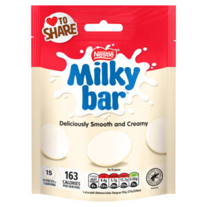 MILKYBAR WHITE CHOCOLATE GIANT BUTTONS SHARING BAG 80G
