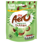 AERO BUBBLES PEPPERMINT MINT CHOCOLATE SHARING BAG 92G