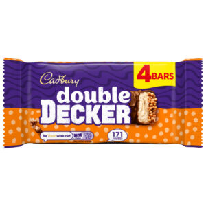 CADBURY DOUBLE DECKER CHOCOLATE BAR 4PK 149.2G