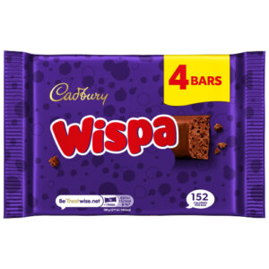CADBURY WISPA CHOCOLATE BAR 4PK 111.6G