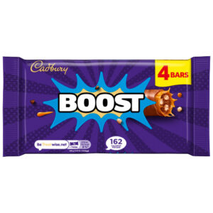 CADBURY BOOST CHOCOLATE BAR 4PK 126G