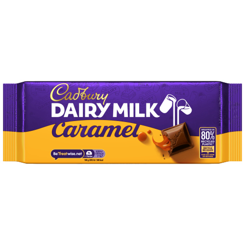 CADBURY DAIRY MILK CARAMEL CHOCOLATE BLOCK 180G