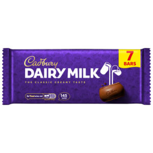 CADBURY DAIRY MILK CHOCOLATE BAR 7PK 190.4G