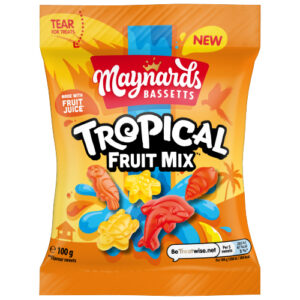 MAYNARDS BASSETTS TROPICAL FRUIT MIX 110G