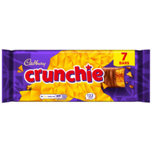 CADBURY CRUNCHIE CHOCOLATE BAR 7PK 182.7G