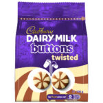 CADBURY DAIRY MILK BUTTONS TWISTED CHOCOLATE BAG 100G