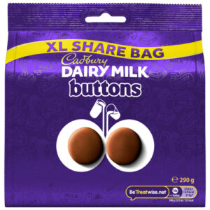 CADBURY DAIRY MILK GIANT BUTTONS CHOCOLATE BAG 290G