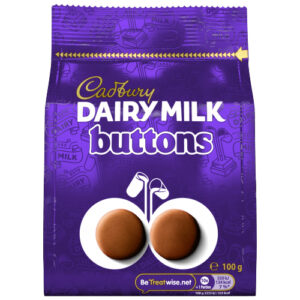 CADBURY DAIRY MILK GIANT BUTTONS CHOCOLATE BAG 100G