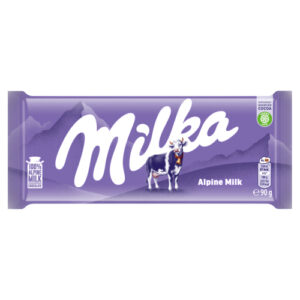 MILKA ALPINE MILK CHOCOLATE BLOCK 90G